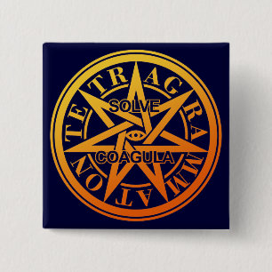 TETRAGRAMMATON2 15 CM SQUARE BADGE