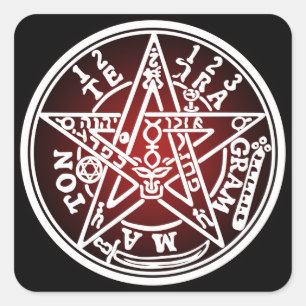 TETRAGRAMMATONE 01 SQUARE STICKER