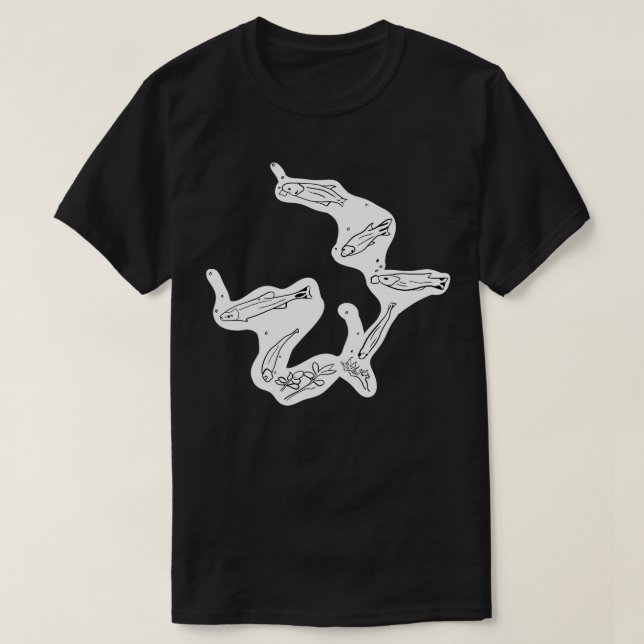 Tetras Playing 1 T-Shirt (Design Front)