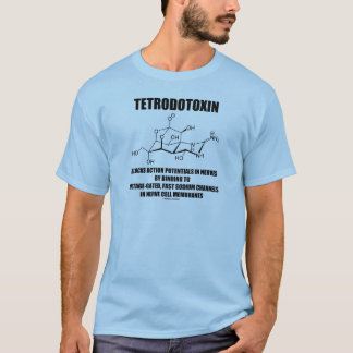 Tetrodotoxin Blocks Action Potentials In Nerves T-Shirt