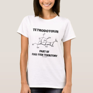 Tetrodotoxin Part Of Fugu Fish Territory T-Shirt