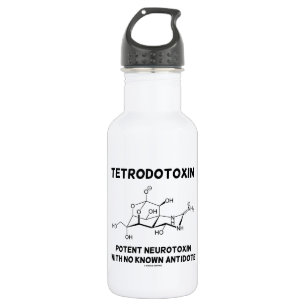 Tetrodotoxin Potent Neurotoxin With No Antidote 532 Ml Water Bottle