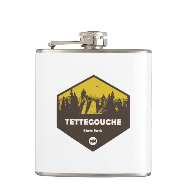 Tettegouche State Park, Minnesota Hip Flask (Front)