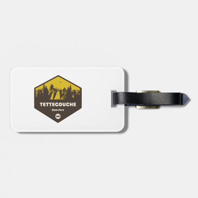 Tettegouche State Park, Minnesota Luggage Tag (Back Horizontal)