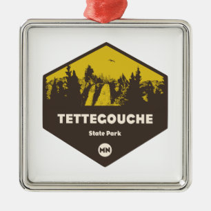 Tettegouche State Park, Minnesota Metal Tree Decoration