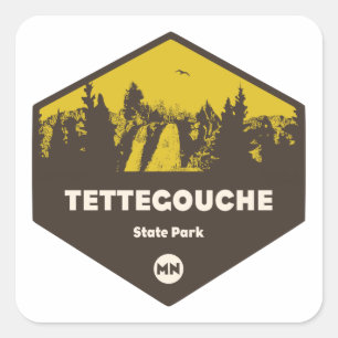 Tettegouche State Park, Minnesota Square Sticker