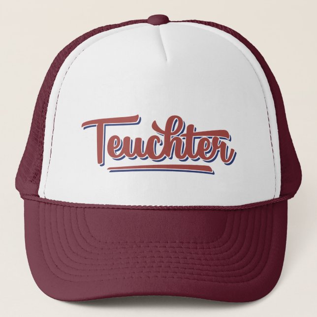 Teuchter, Doric Dialect Trucker Hat, Scottish Hat (Front)