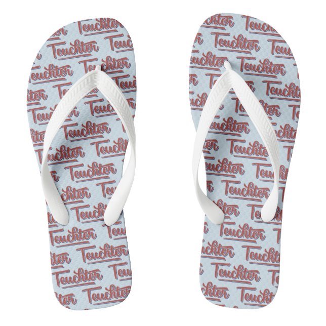 Teuchter Doric Scottish Dialect   Flip Flops (Footbed)