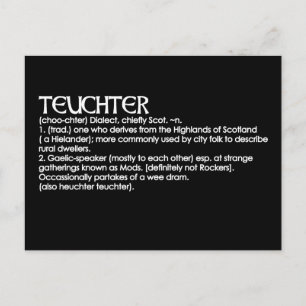 Teuchter Postcard