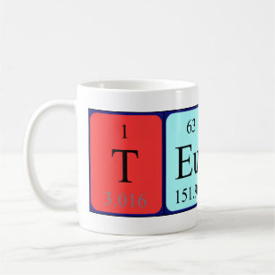 Teunis periodic table name mug