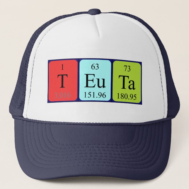 Teuta periodic table name hat (Front)