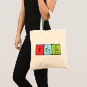 Teuta periodic table name tote bag (Front (Product))