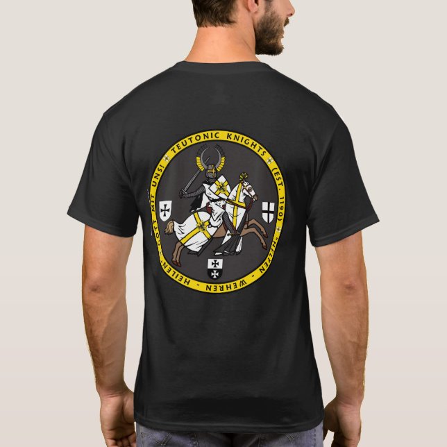 Teutonic Knight Charging Seal Shirt (Back)