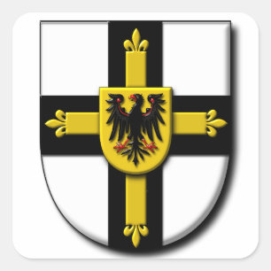 Teutonic Knights Square Sticker