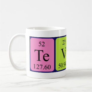 Tevin periodic table name mug