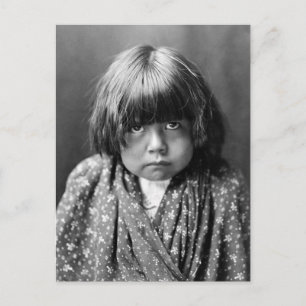Tewa Indian Girl, 1905 Postcard