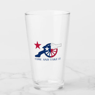 Texan Cannon Come And Take It Glass