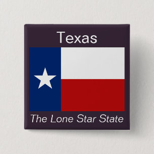 Texan Flag Button