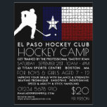 Texan Flag, Hockey Player, Camp Advertising  Flyer<br><div class="desc">Texan Flag,  Hockey Player,  Camp Advertising Flyers By The Business Card Store.</div>