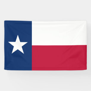 Texan State Flag (Texas) Banner
