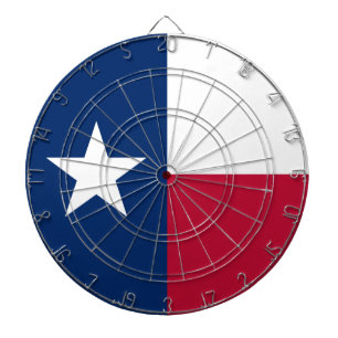 Texan State Flag (Texas) Dartboard