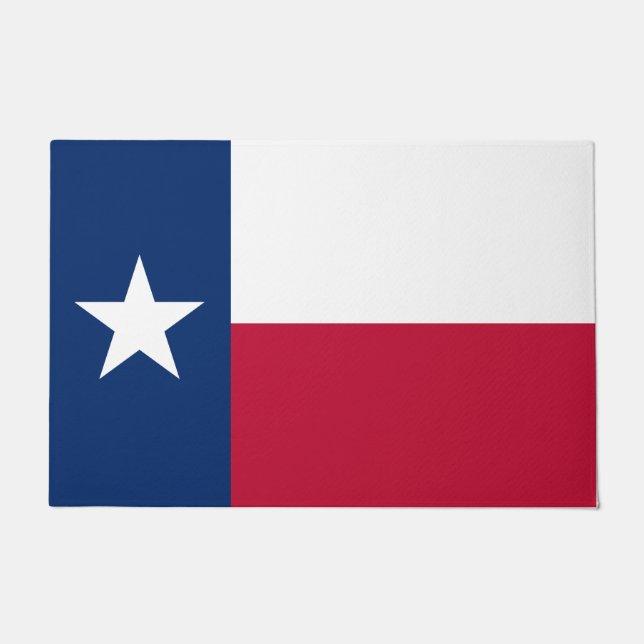 Texan State Flag (Texas) Doormat (Front)