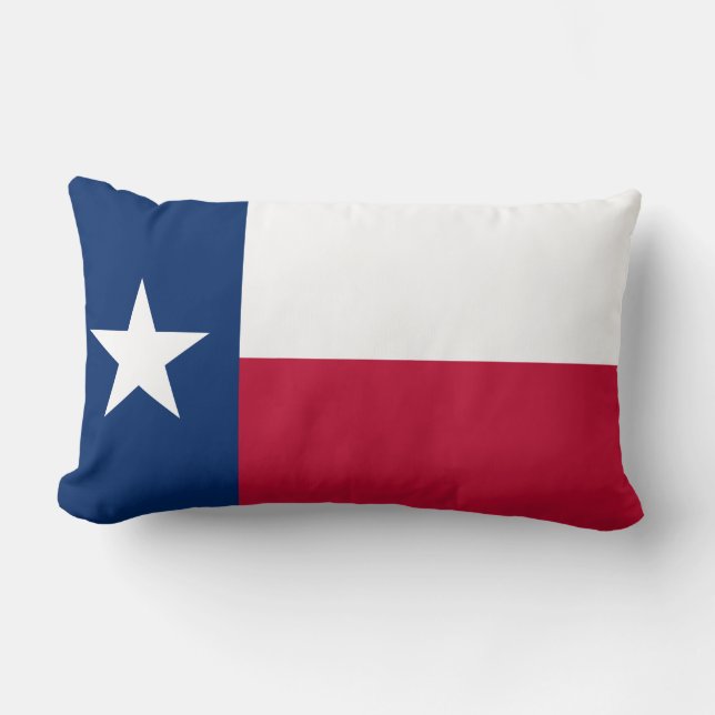 Texan State Flag (Texas) Lumbar Cushion (Front)