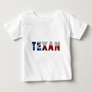 Texan Waving Flag Baby T-Shirt