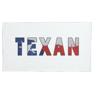 Texan Waving Flag Pillowcase
