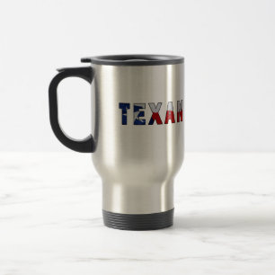 Texan Waving Flag Travel Mug