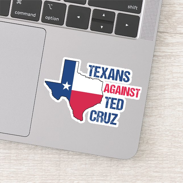 Texans Against Ted Cruz Laptop (Detail)