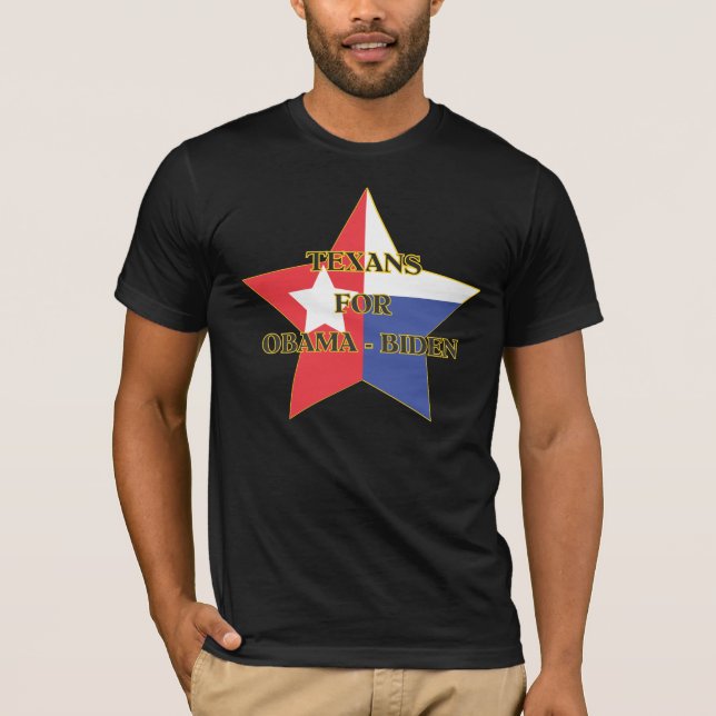 Texans for Obama-Biden T-Shirt (Front)