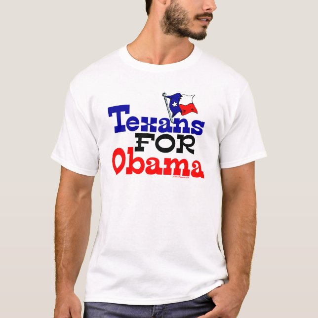 Texans for Obama T-shirt (Front)