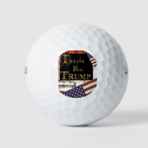 TEXANS FOR TRUMP GOLF BALLS