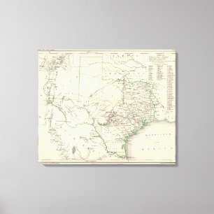 Texas 14 canvas print