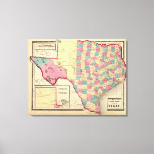 Texas 4 canvas print