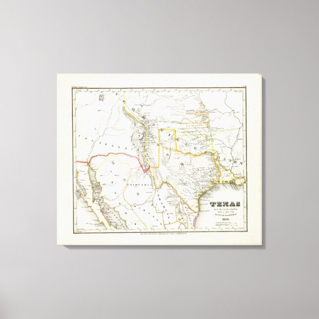 Texas 4 canvas print (Front)