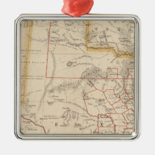 Texas 4 metal tree decoration