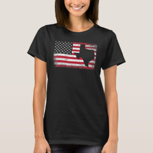 Texas 4th Of July American Flag Usa America Patr T-Shirt