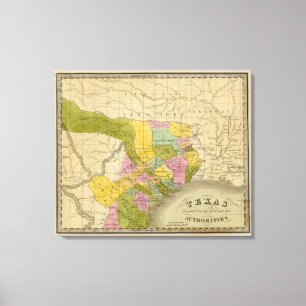 Texas 5 canvas print