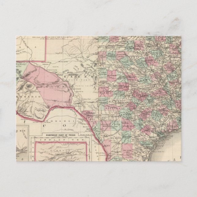 Texas 5 postcard (Front)