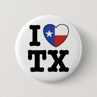 Texas 6 Cm Round Badge