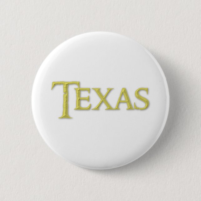 Texas 6 Cm Round Badge (Front)