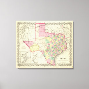 Texas 7 canvas print