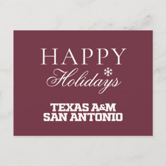 Texas A&M San Antonio Holiday Postcard