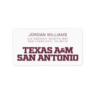 Texas A&M San Antonio Label