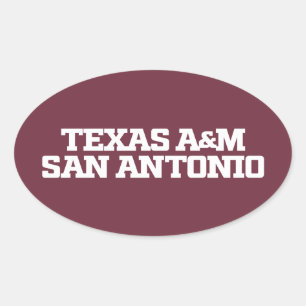 Texas A&M San Antonio Oval Sticker