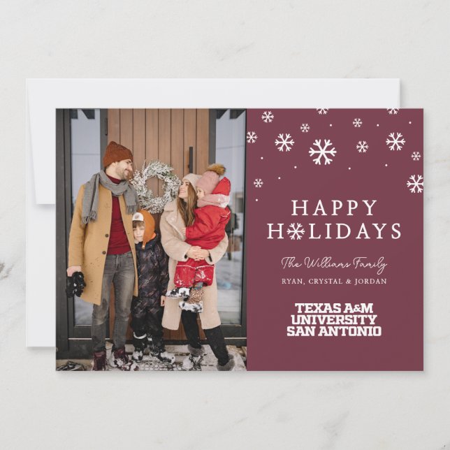 Texas A&M University-San Antonio Holiday Card (Front)