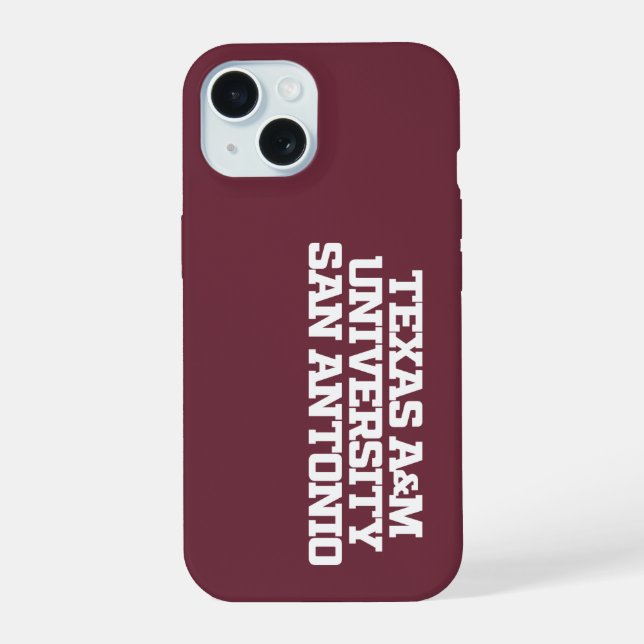 Texas A&M University-San Antonio iPhone 15 Case (Back)