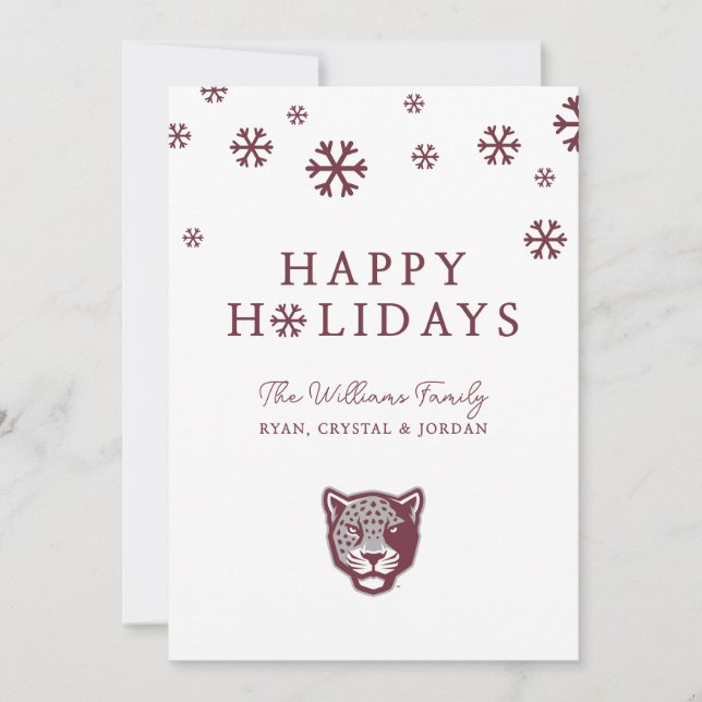 Texas A&M University-San Antonio | Jaguars Holiday Card (Front)